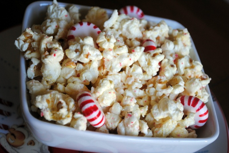 Holiday recipe Fingers popcorn  peppermint Recipes   christmas for Peanut Butter