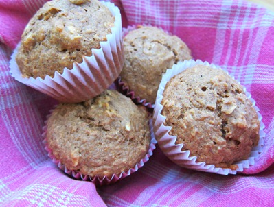 Oatmeal Banana Flax Muffins - Peanut Butter Fingers