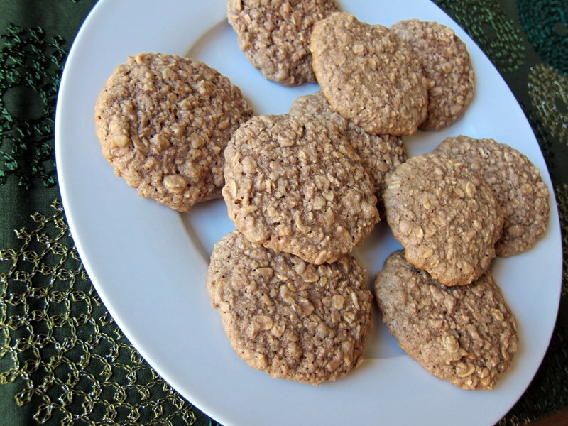Cocoa Oatmeal Cookies - Peanut Butter Fingers
