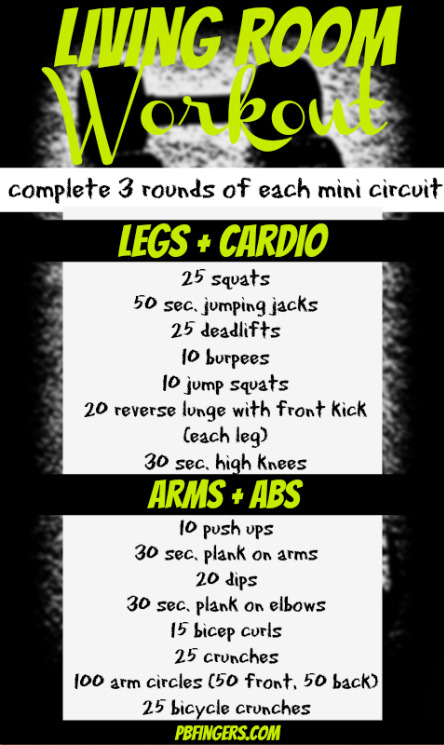 Legs + Cardio Circuit Workout - Peanut Butter Fingers