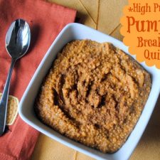 Pumpkin Breakfast Quinoa - Peanut Butter Fingers