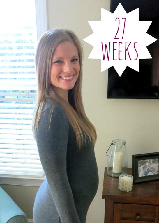 27 Weeks Pregnant Baby Bump — The Overwhelmed Mommy Blog