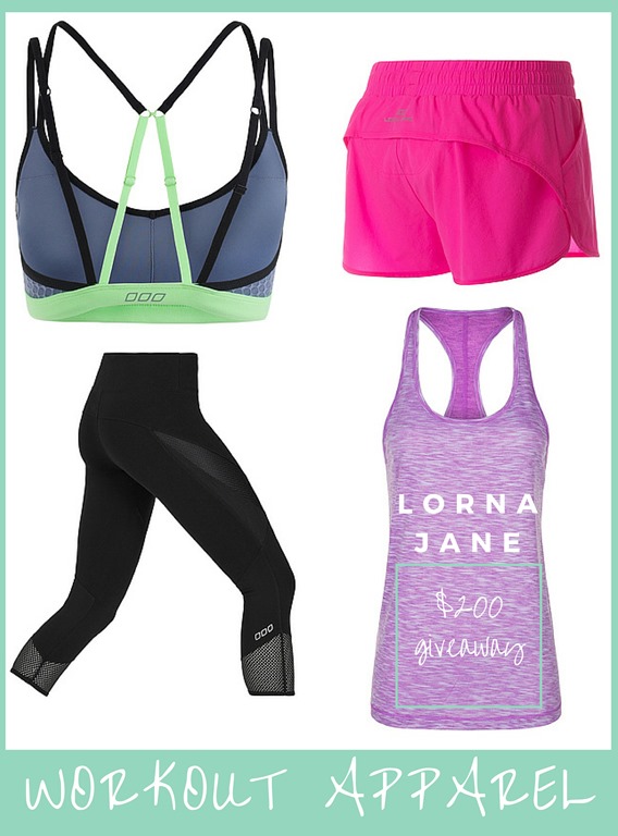 Lorna Jane New Year Workout Apparel Giveaway - Peanut Butter Fingers