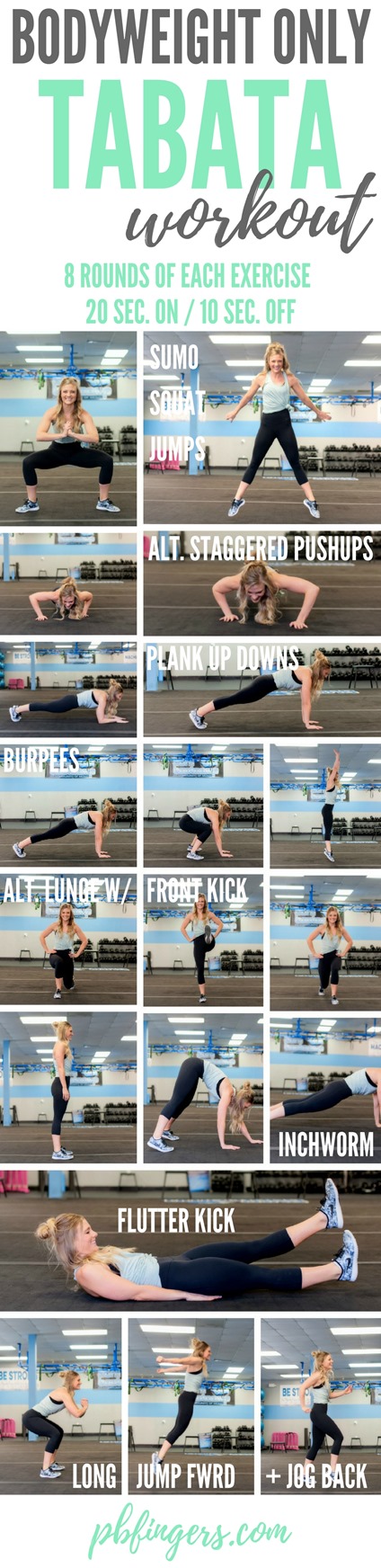 Bodyweight Tabata Workout