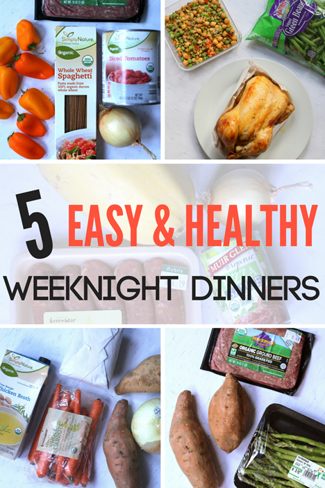 5 Easy and Healthy Weeknight Dinners