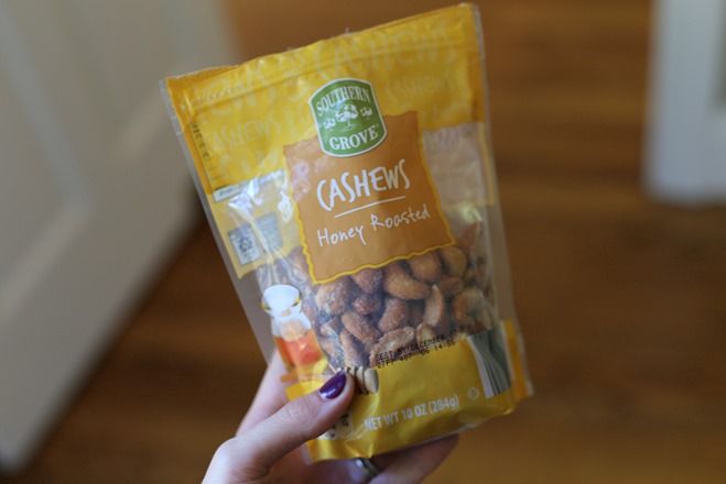 ALDI honey roasted cashews