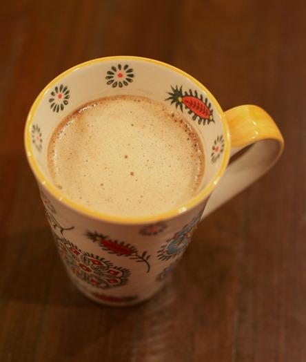 homemade pumpkin spice latte