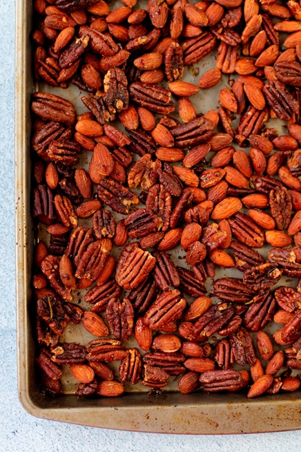 Maple Rosemary Roasted Nuts Recipe