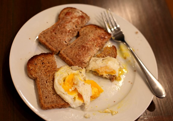 eggs and toast