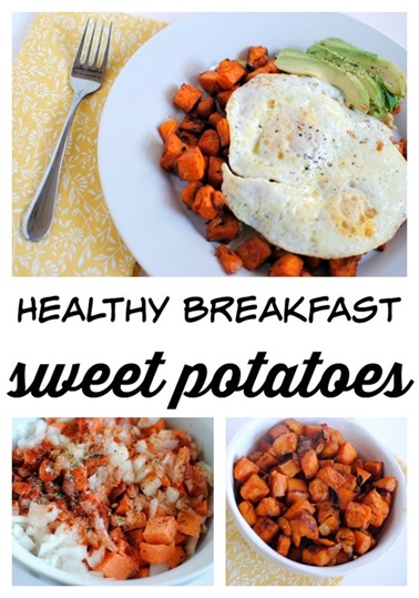 Healthy Breakfast Sweet Potatoes