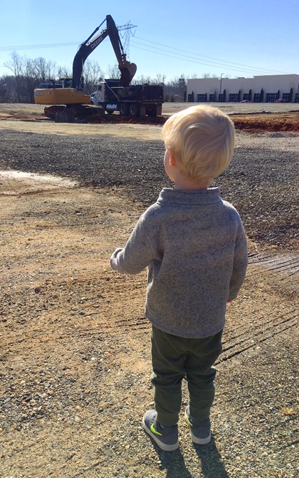 toddler digger truck