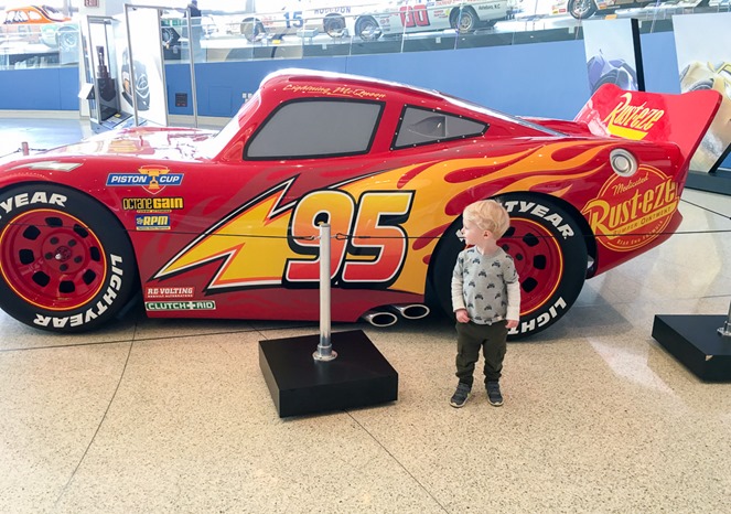 Cars Exhibit at NASCAR Hall of Fame