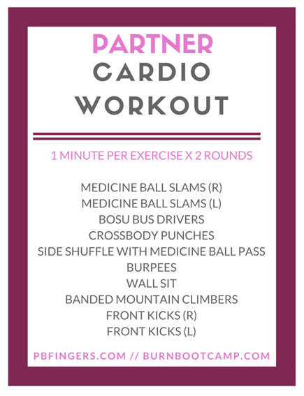 partner cardio workout