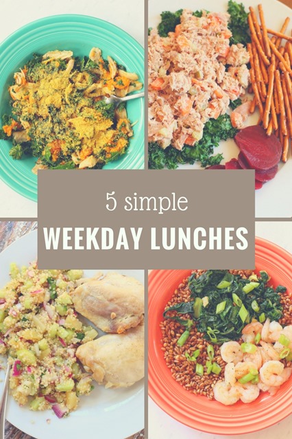 5 Simple Weekday Lunches