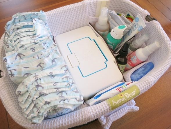 Stocked Diaper Caddy