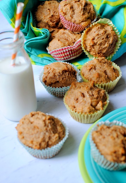 Greek Yogurt Whole Wheat Muffins -- Toddler Approved!