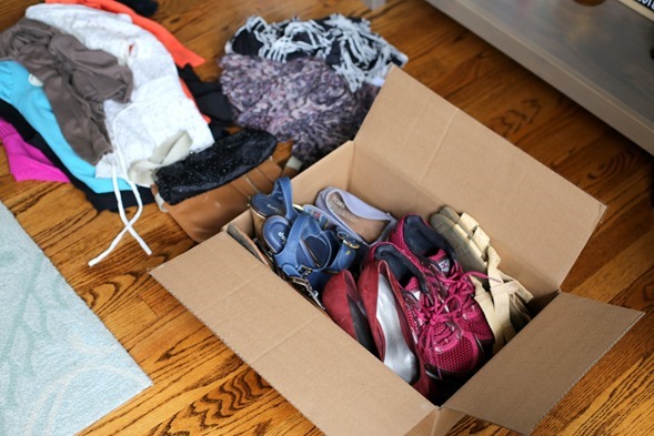 nesting clothes and shoes