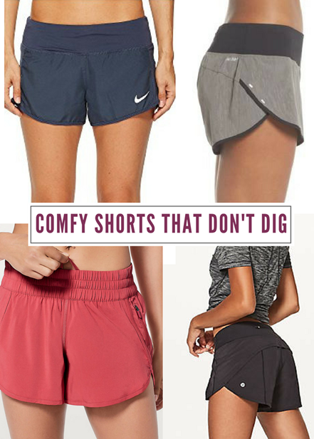 Comfy Workout Shorts That Don't Dig Into Your Sides