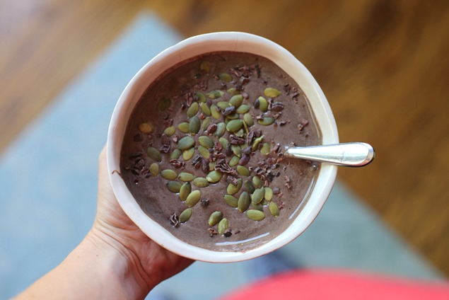 Double Chocolate Smoothie Bowl