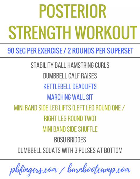 Posterior Strength Workout