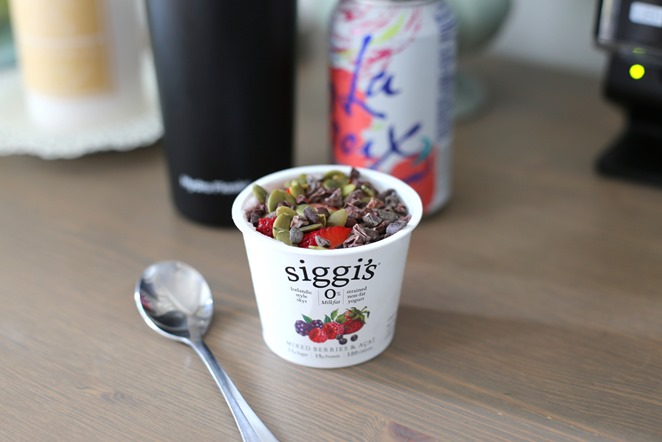 Siggi's Yogurt with Toppings