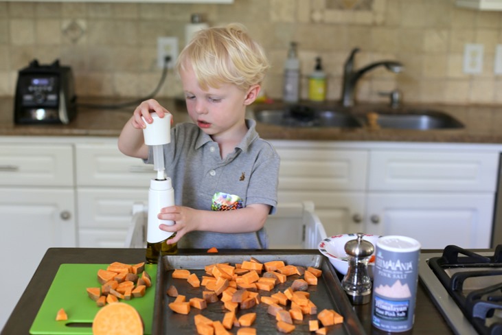 Sweet Potato Food Prep