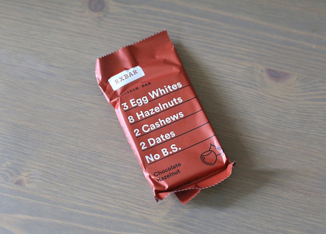 chocolate hazelnut rxbar