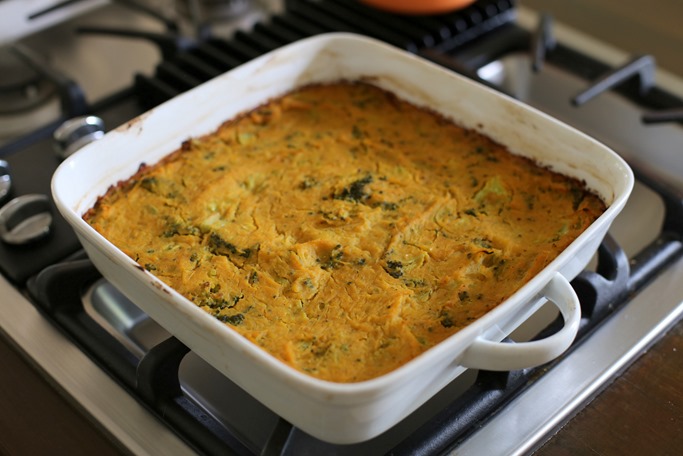 spaghetti squash broccoli cheese casserole