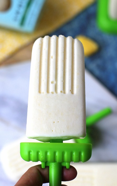 High Protein Pina Colada Popsicles Recipe