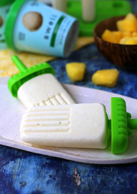 Pina Colada Popsicles