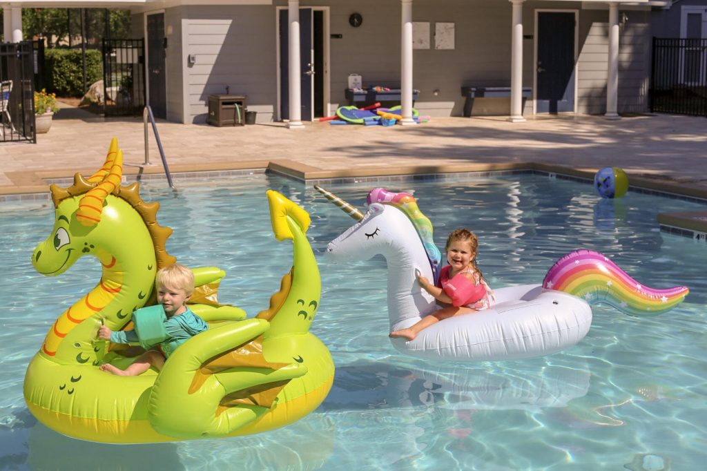 Three Year Old Birthday Pool Party