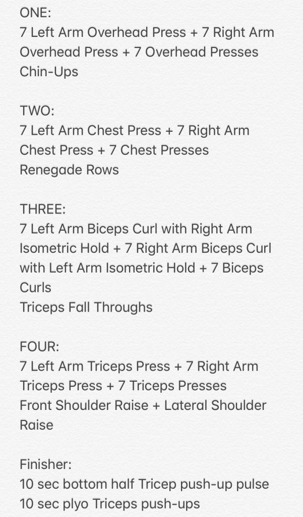 Burn Boot Camp Upper Body Workout