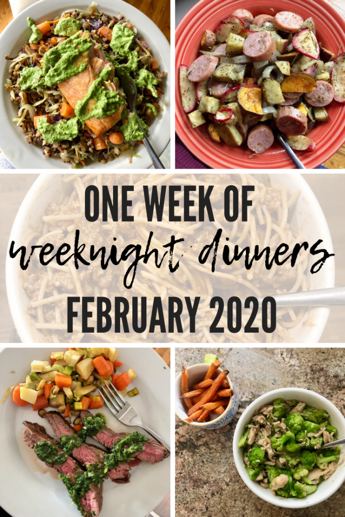 Week of Weeknight Dinners