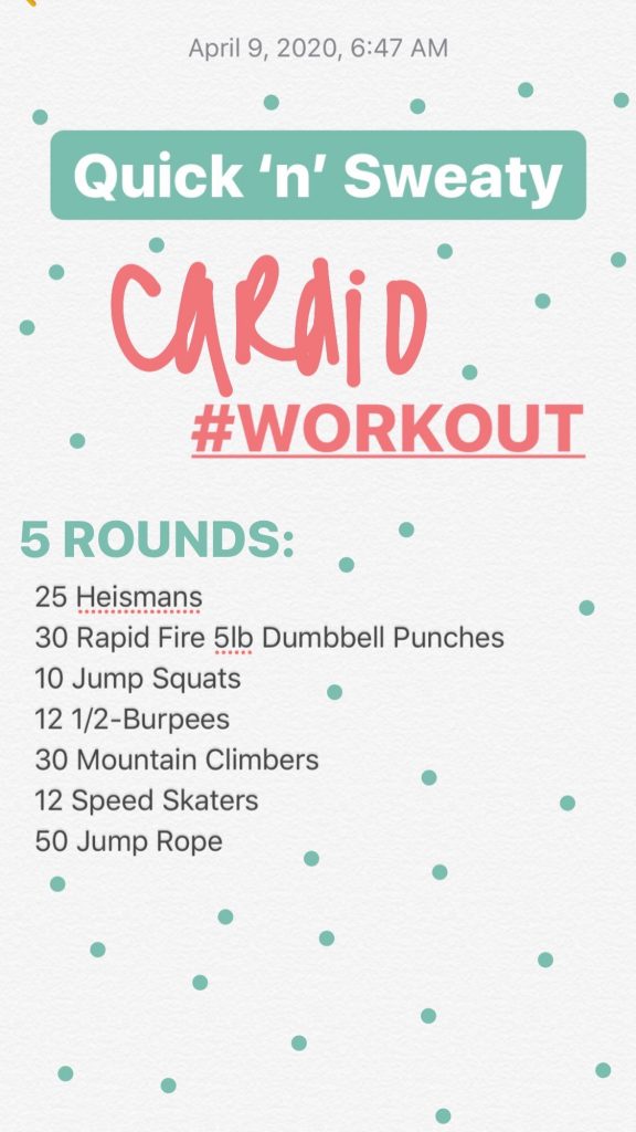 Cardio Workout At Home