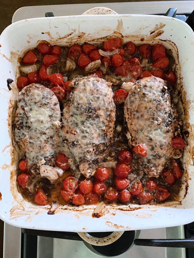 balsamic baked chicken