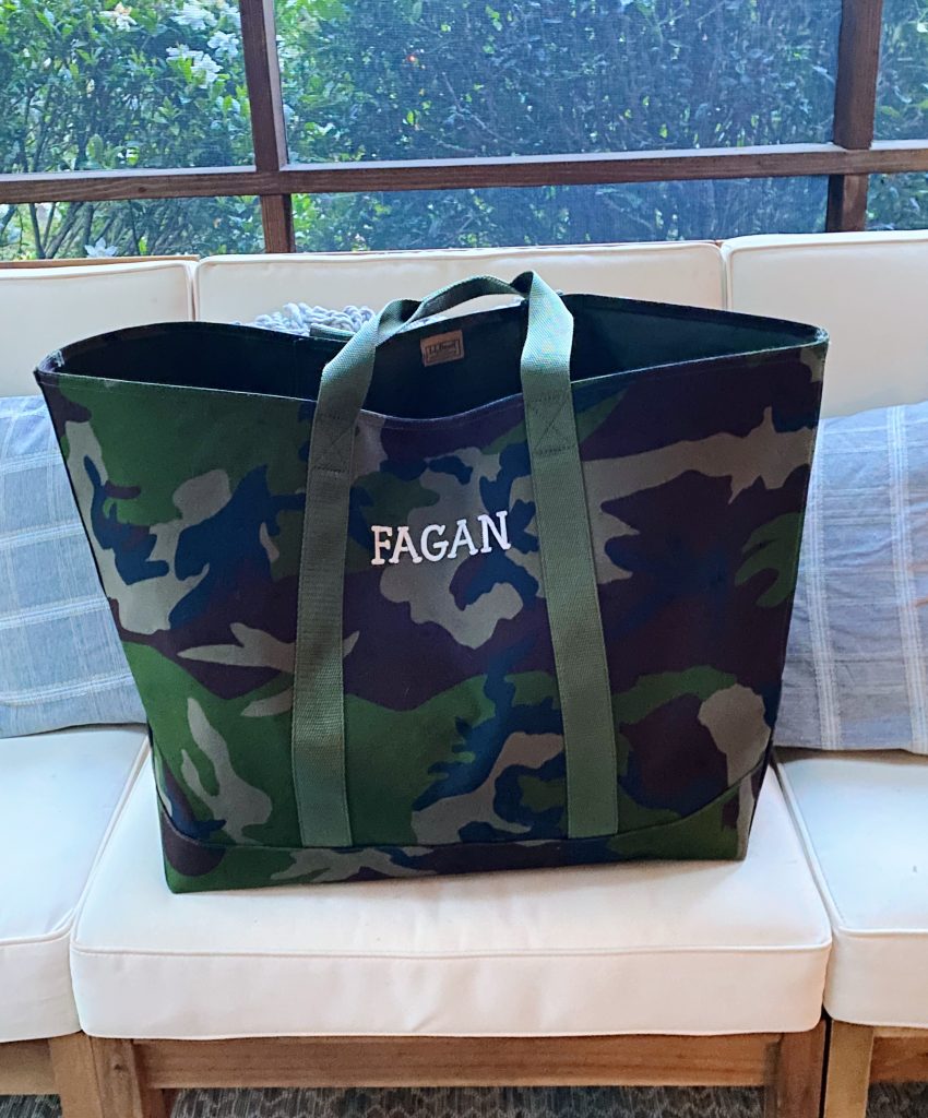 XL Camo Beach Bag