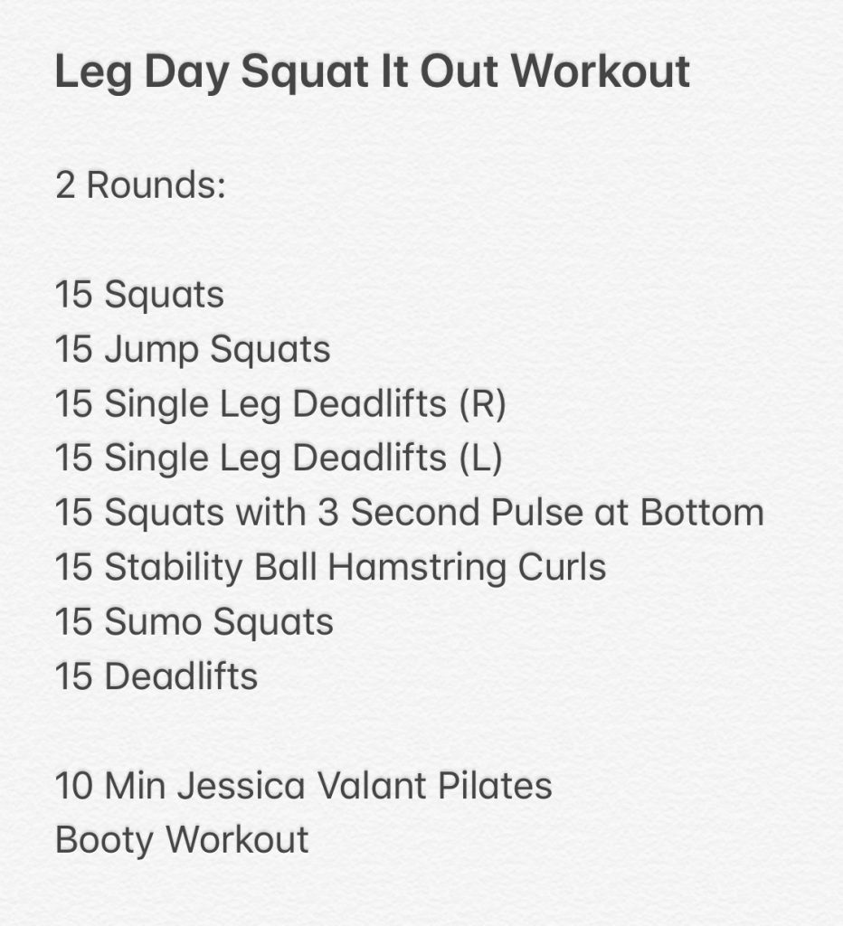 Leg Day Workout