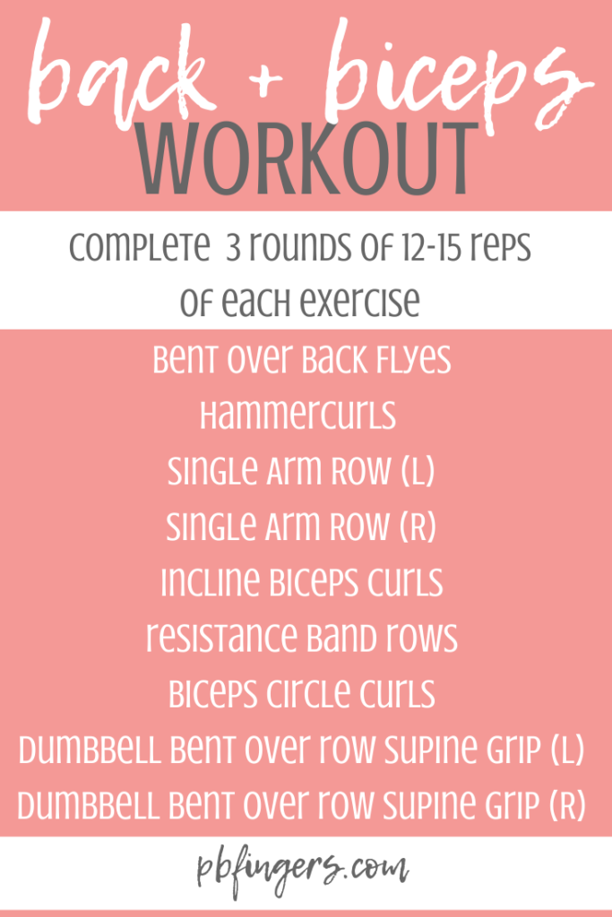 back biceps workout