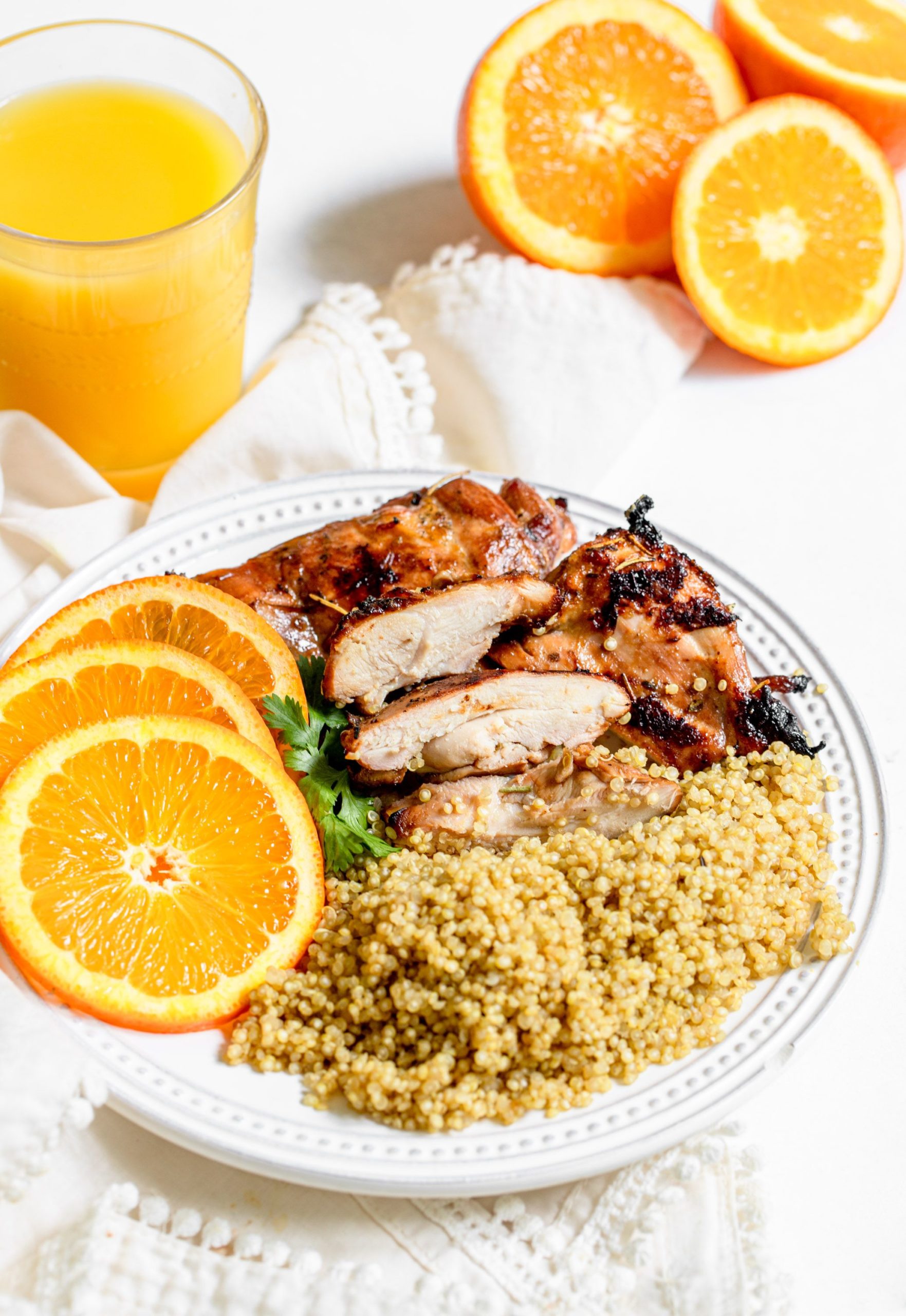 Easy Orange Juice Chicken Marinade Grilled Orange Chicken Thighs 