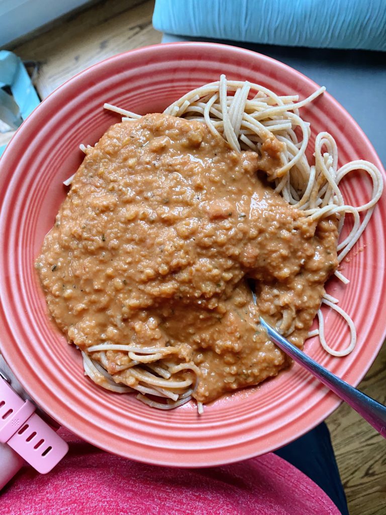 lentil pasta