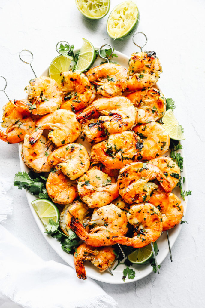 Cilantro Lime Grilled Shrimp