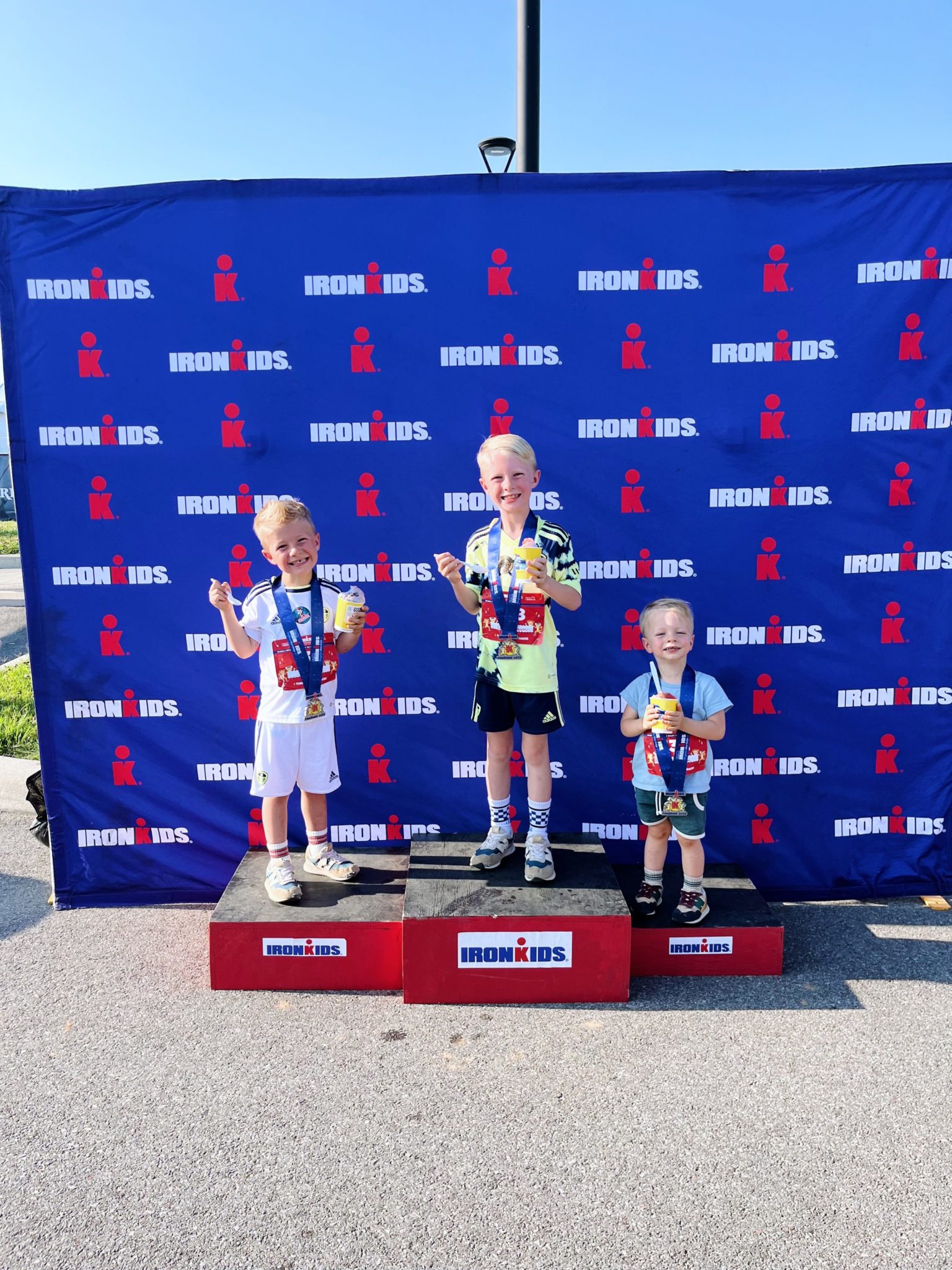 Ryan's Third Half IronMan + The Boys' First IronKids Race - Peanut ...