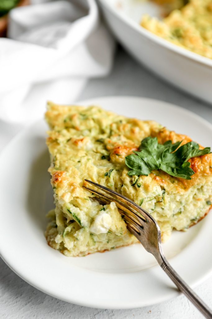 Cottage Cheese Zucchini Breakfast Casserole