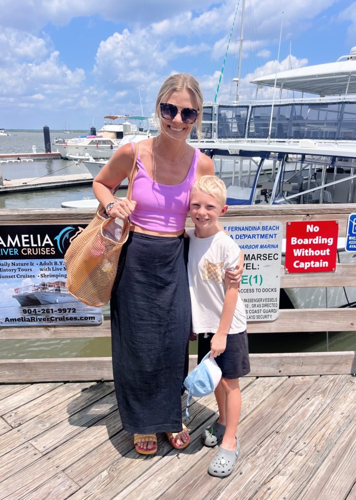 amelia island shrimp eco tour chase julie