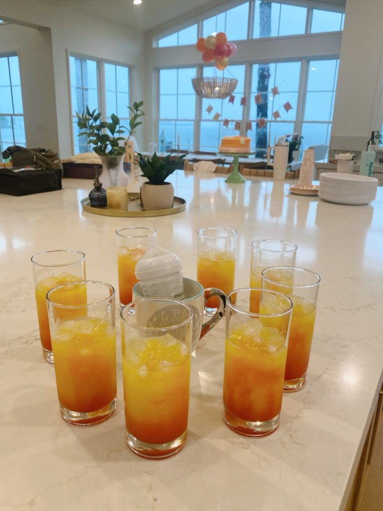 70th birthday celebration tequila sunrise