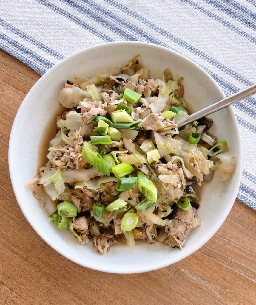 chicken cabbage bowl