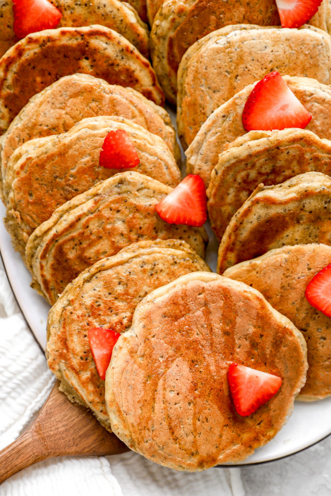 einkorn flour greek yogurt pancakes