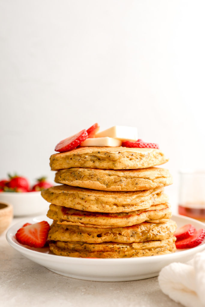 einkorn flour greek yogurt pancakes