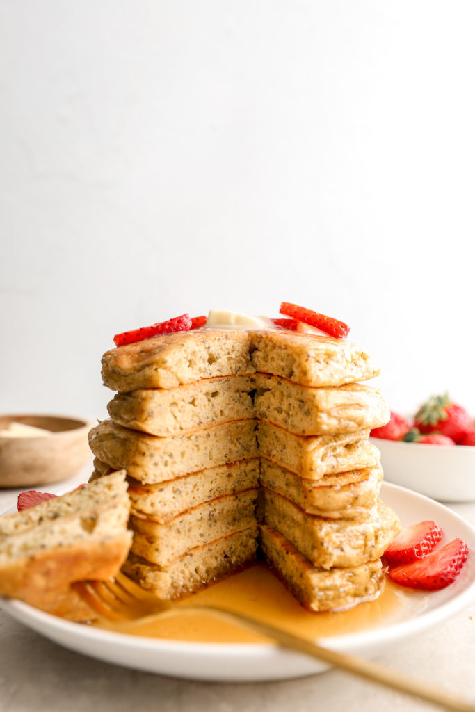 einkorn flour greek yogurt pancakes