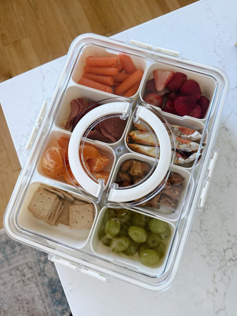 snack organizer tray